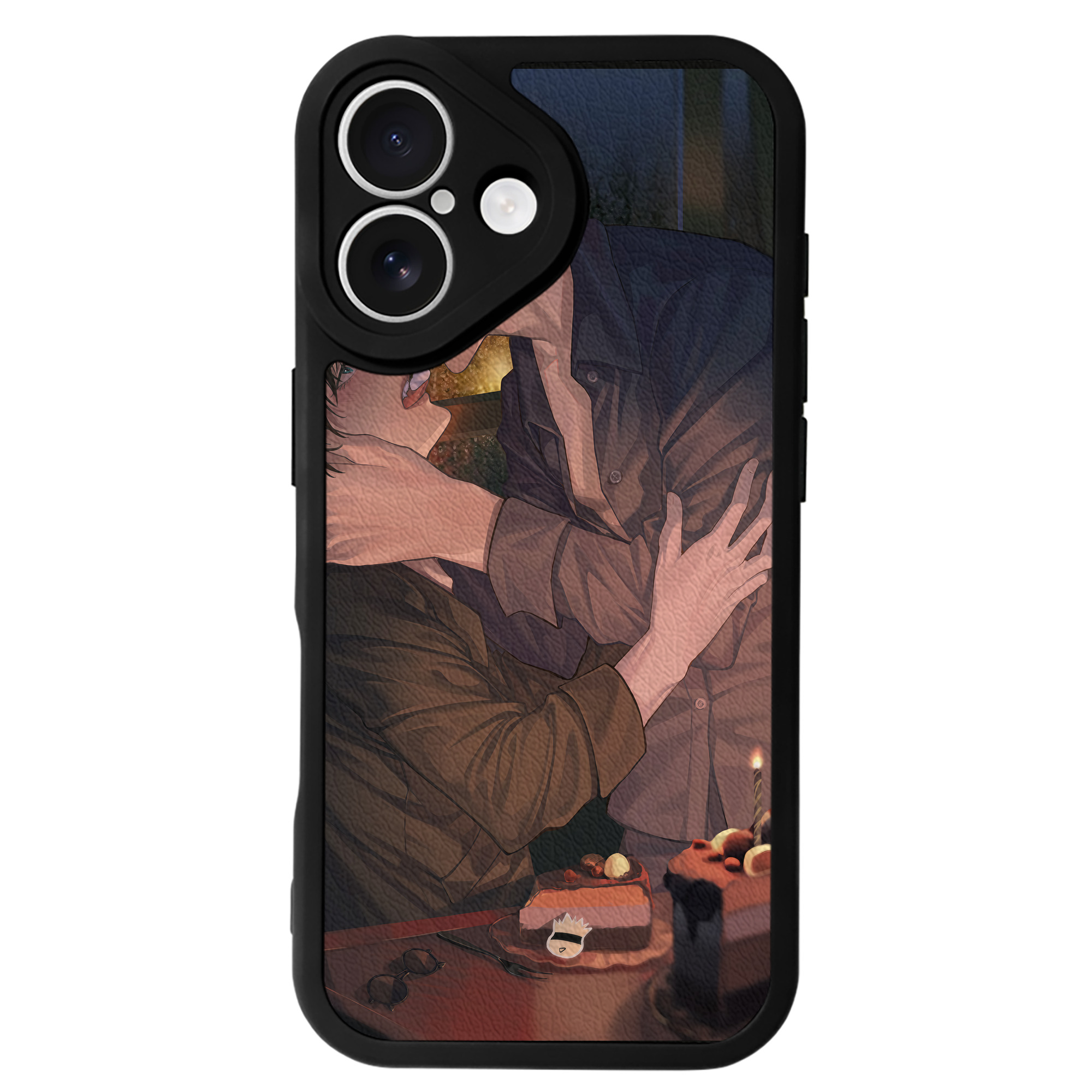 （画像用） 呪術廻戦 Jujutsu Kaisen 【iPhone 16シリーズ対応】シリコンスマホケース（レザー調） 材質：シリコン